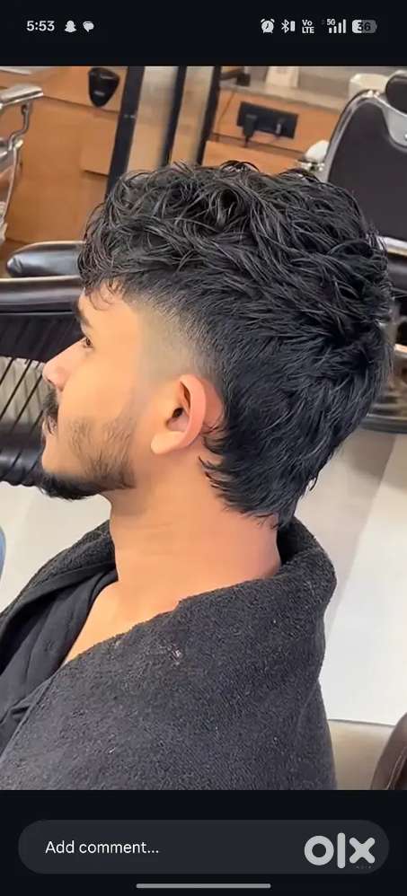 Need barber on percentage basis