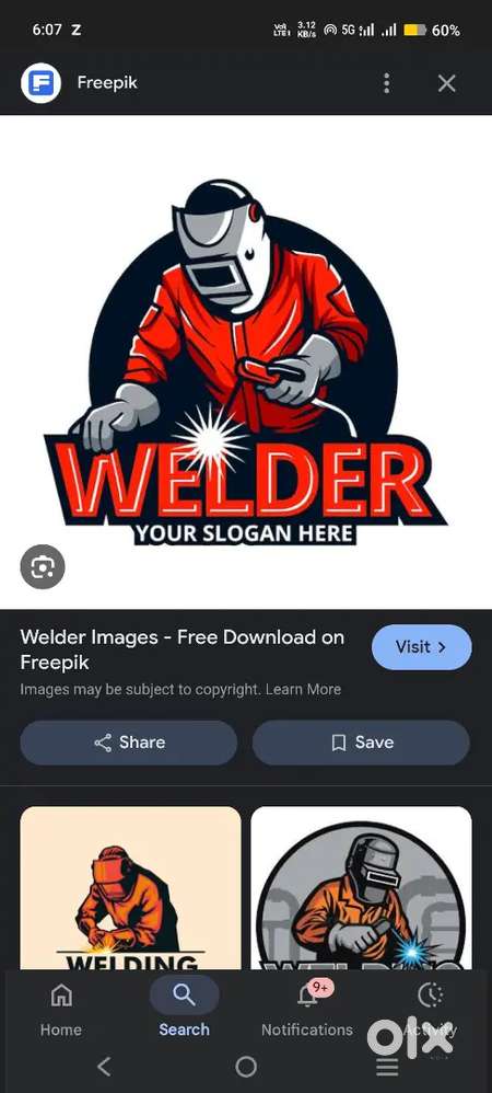 Technical staff welder and labour