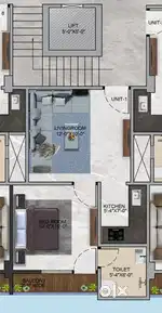 1 BHK 100 mtr from Saket Metro