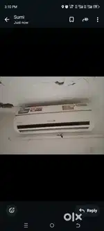 Sparingly used split ac with 5 year brand warranty