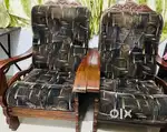 Solid Wooden Sofa Set