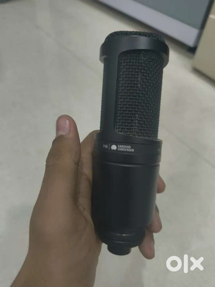 Audio-Technica AT2035 Cardioid Condenser Microphone, Black