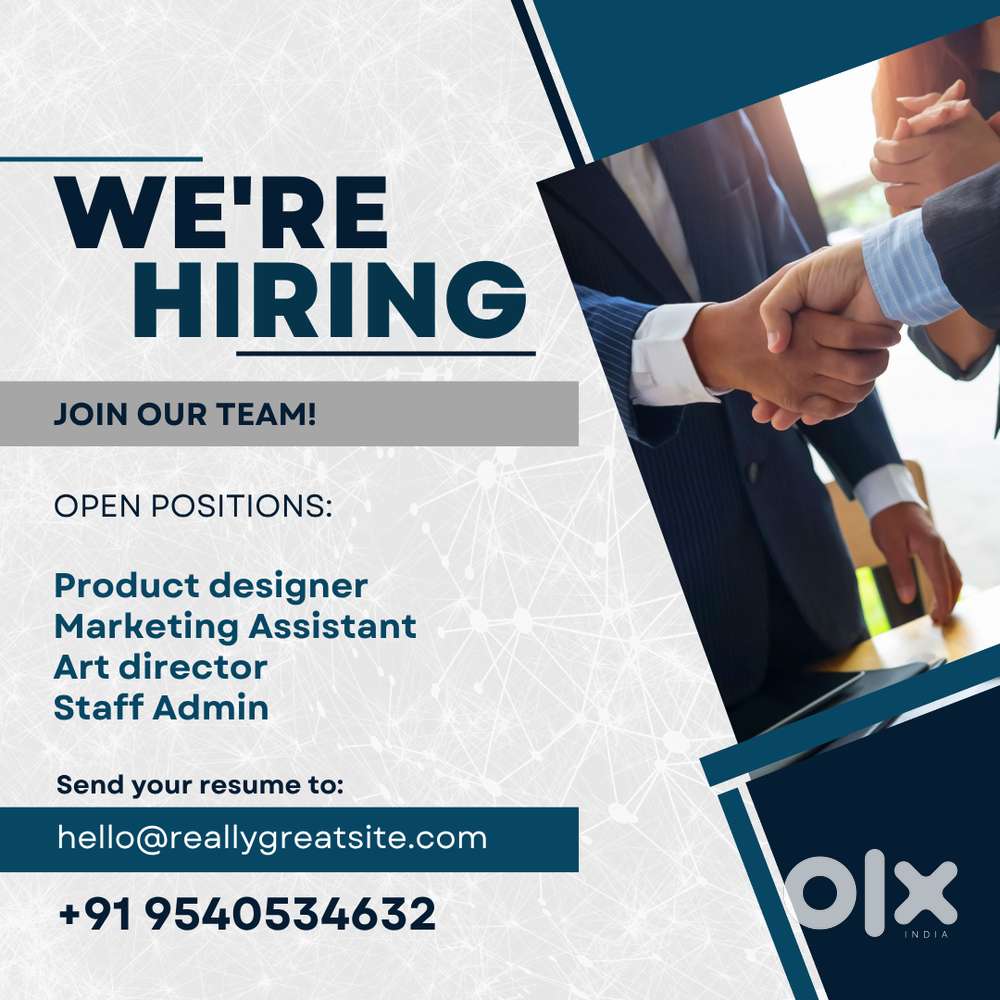 hiring back office exutive