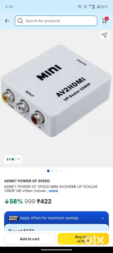 HDMI TO AV CONVERTOR