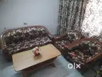 Double bed and 5 seater sofa