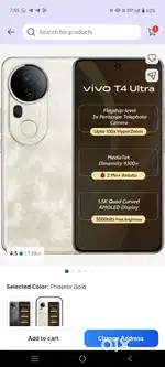 Vivo t4 ultra 50 days old