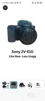 Sony zv e10 camara
