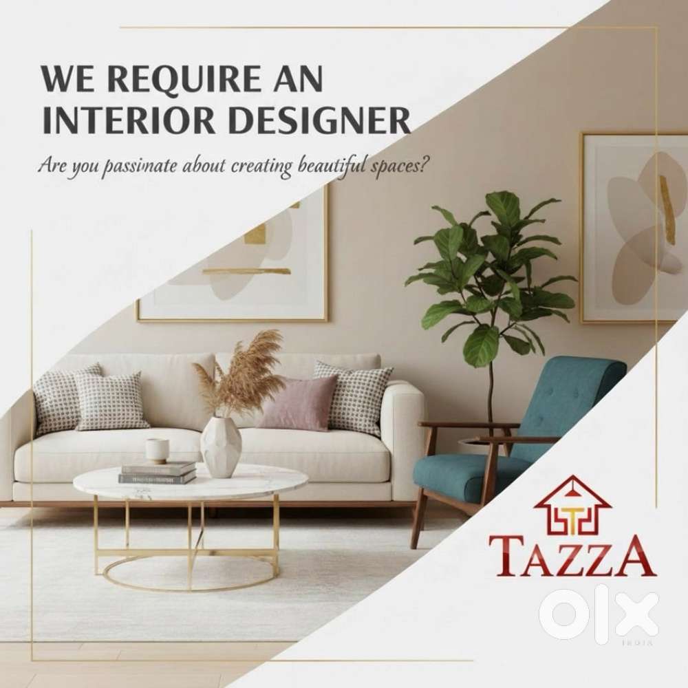 Interior Designer Wanted at Tazza Interiors – Join Our Creative Team!