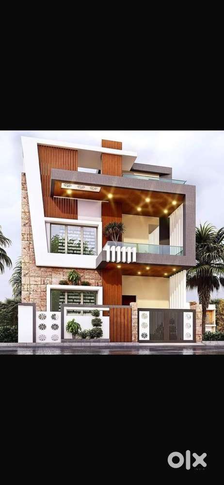 1100 sq feet fully furnished house.