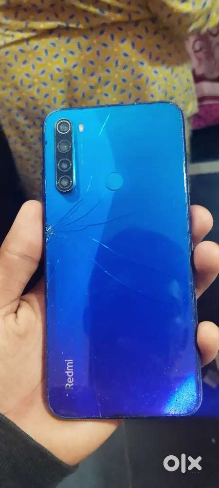 Redmi note 8 for sale back and display crack