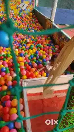 Plastic balls used on indoor play area