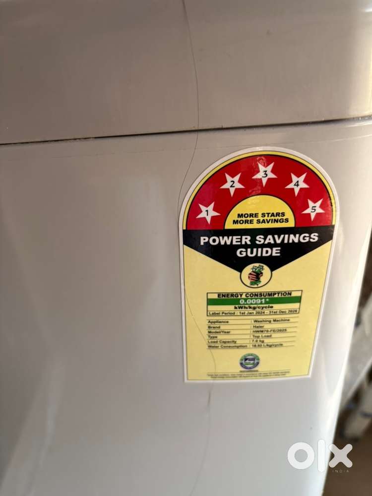 Haeir, fully automatic, top load washing machine