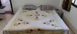 Double bed sagwan wood