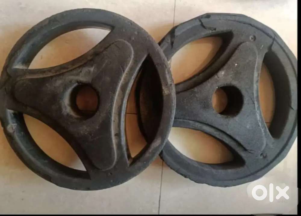 10-10kg iron rubber coated weight plates