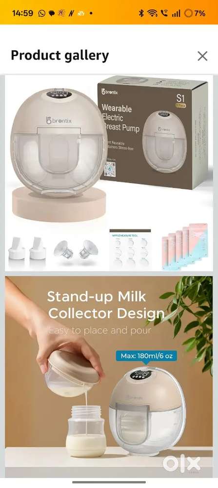 Breast pump 2 quantity