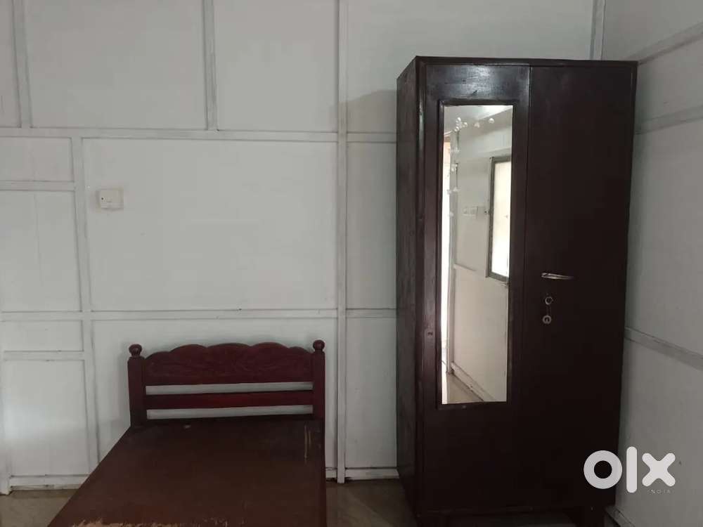 Single room with attached bathroom