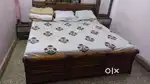 Teak wood Double bed