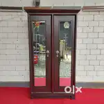 New 2 Door Steel Almirah with mirror at wholesale price