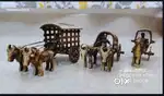Brand New Pure Brass Bullock Cart – Classic Decorative Accent SET OF 3
