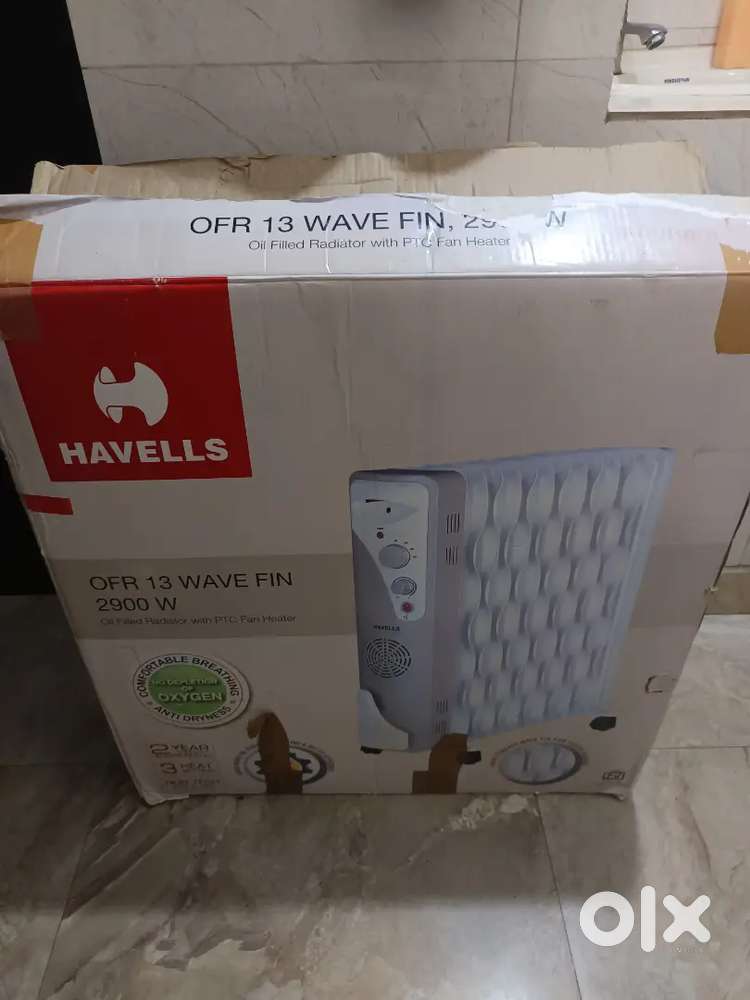 13 fins havells oil radiator heater