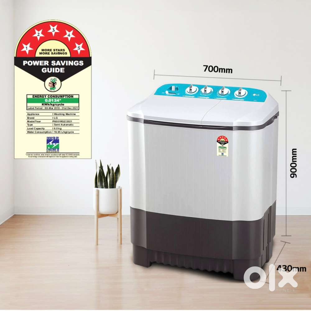 LG 5star new washing machine with company warranty (unboxed)