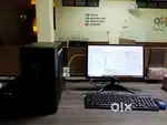 4 Desktop Computer Set - Monitor + CPU + UPS + Keyboard