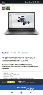 HP ZBOOK power 15.6 G10 Workstation Laptop New Condition
