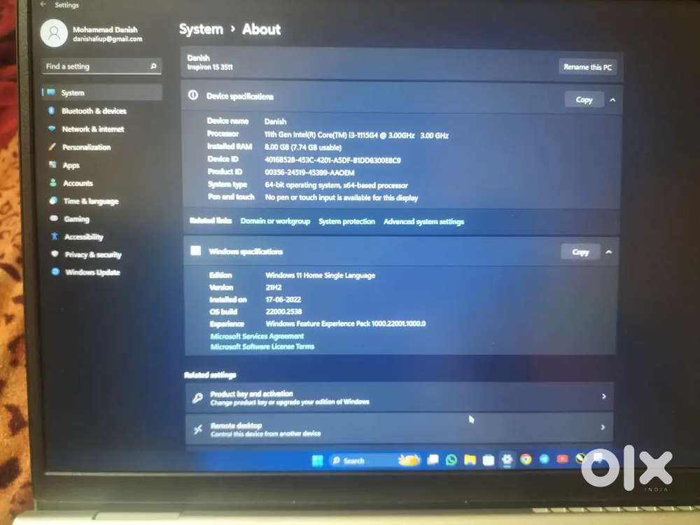 Dell Inspiron15 Motherboard Kharab