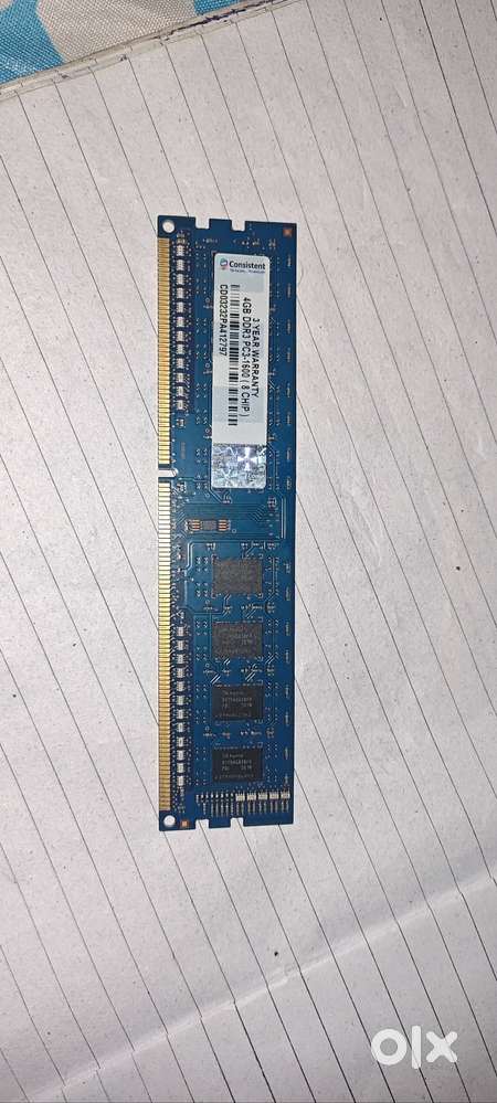 Consistent 4GB DDR3 1600MHz Desktop RAM