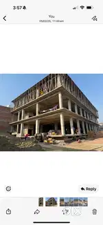 10000 sqft per floor total floor 4 and 15000 sqft basement parking