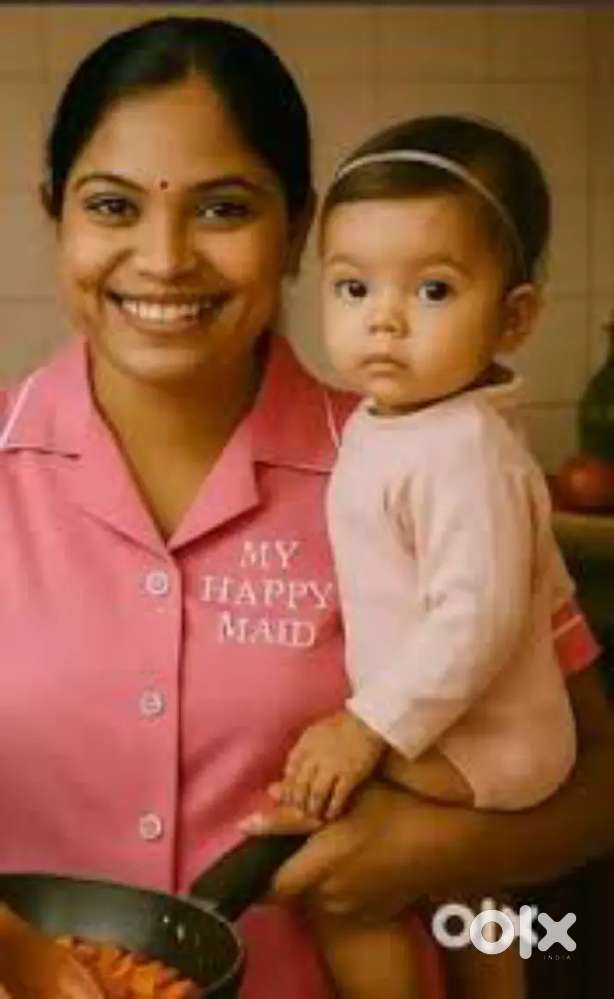 Baby care cooking job full time 24 hrs only female job hai