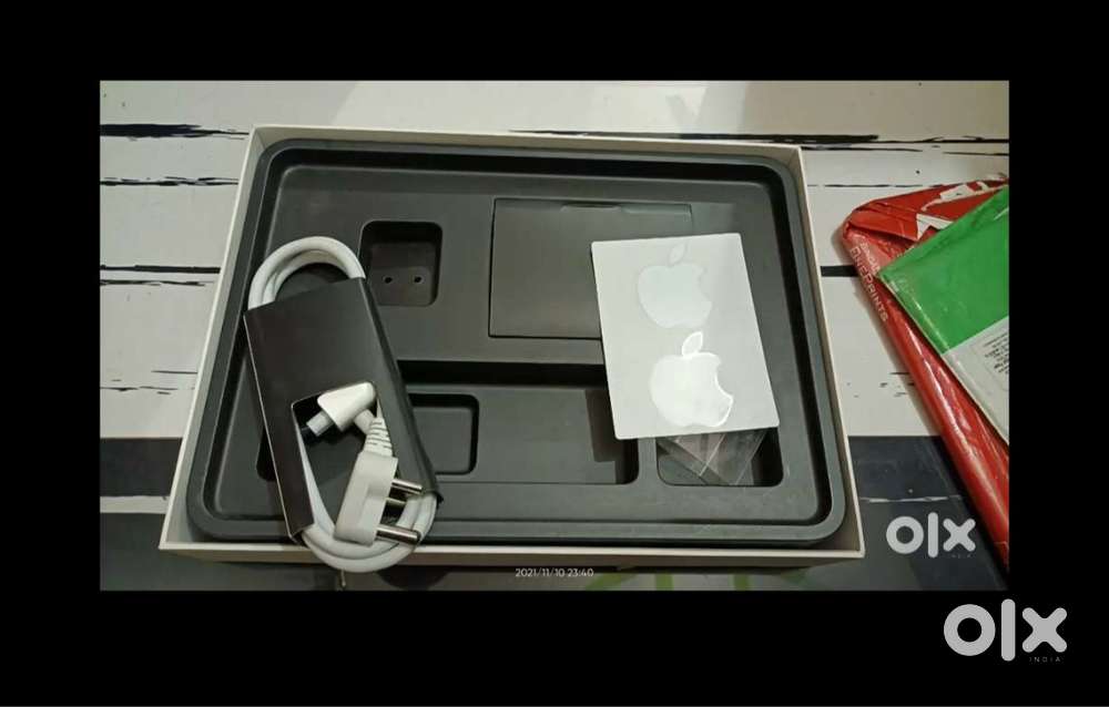 MacBook Air box and power cable