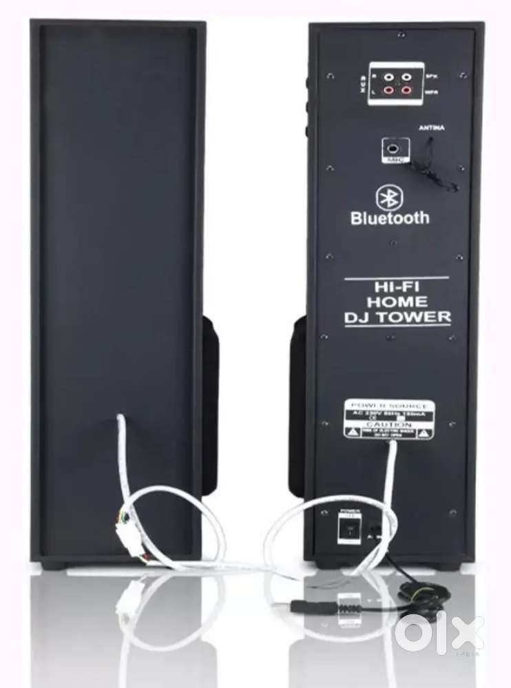 UIC TWR-6101 PR Bluetooth Tower Speakers  150W  DJ Bass  2.0Channel
