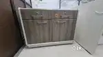 OFFICE TABLE AND CABINET