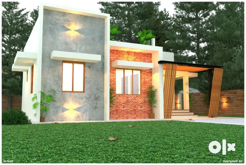 5 Cents & 800 Sqft House with Compound Wall - Open Wellat Kuzhalmannam