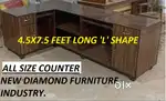 L SHAPE GLASS COUNTER - NEW L SHOP COUNTER - GLASS COUNTER