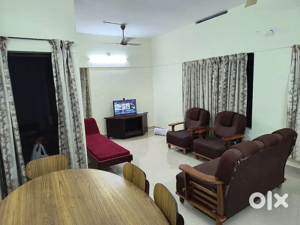 3 BHK FURNISHED FOR LONG TERM / SHORT STAY / SHORT TERM