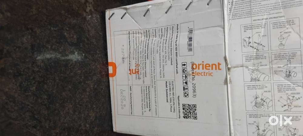 New Orient Ceiling Fan