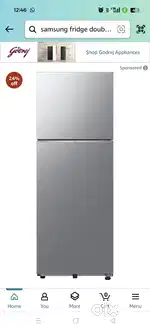 321 ltr fridge samsung double door