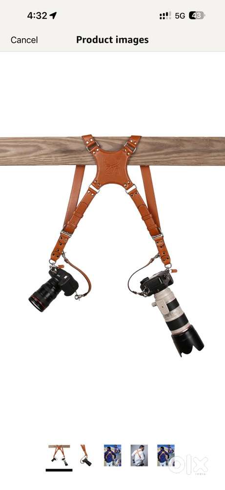Ledereign camera strap belt