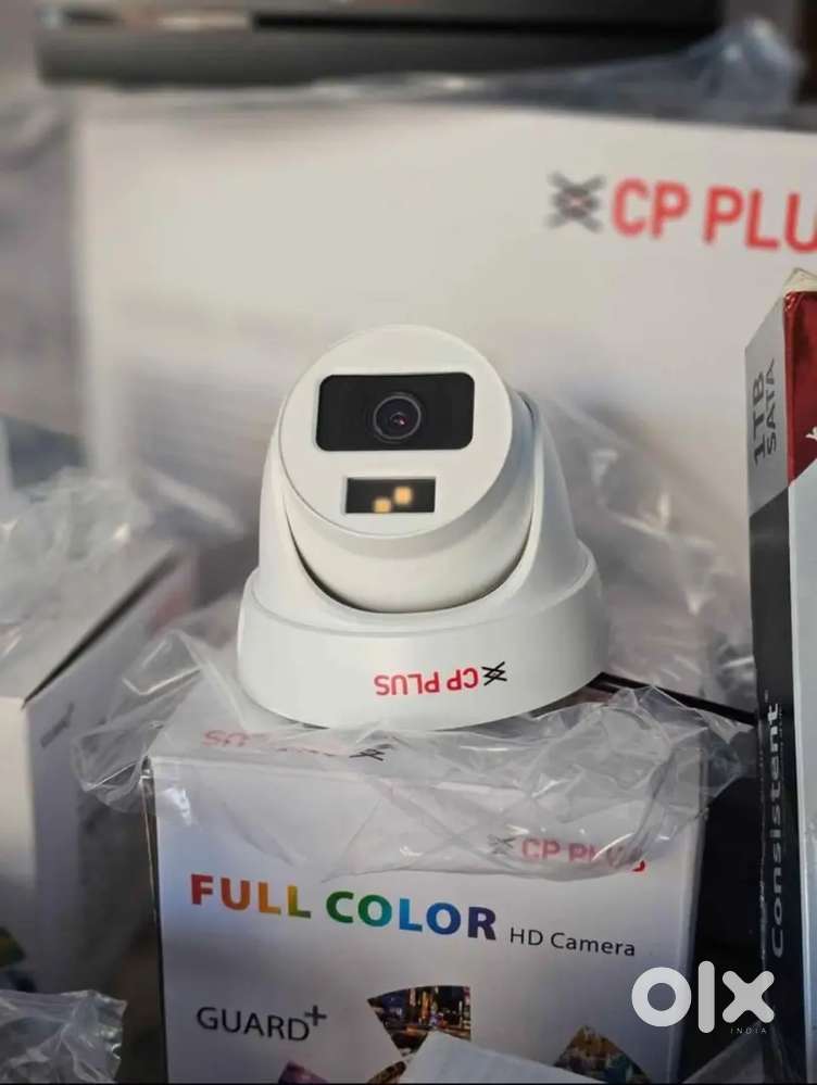 CP PLUS 4 COLOURS CAMERA WITH MIC -NEW SETUP
