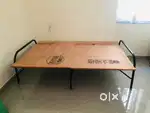 Folding bed with cotton matteress
