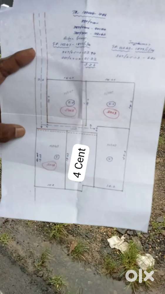 4 Cent residential plot for sale