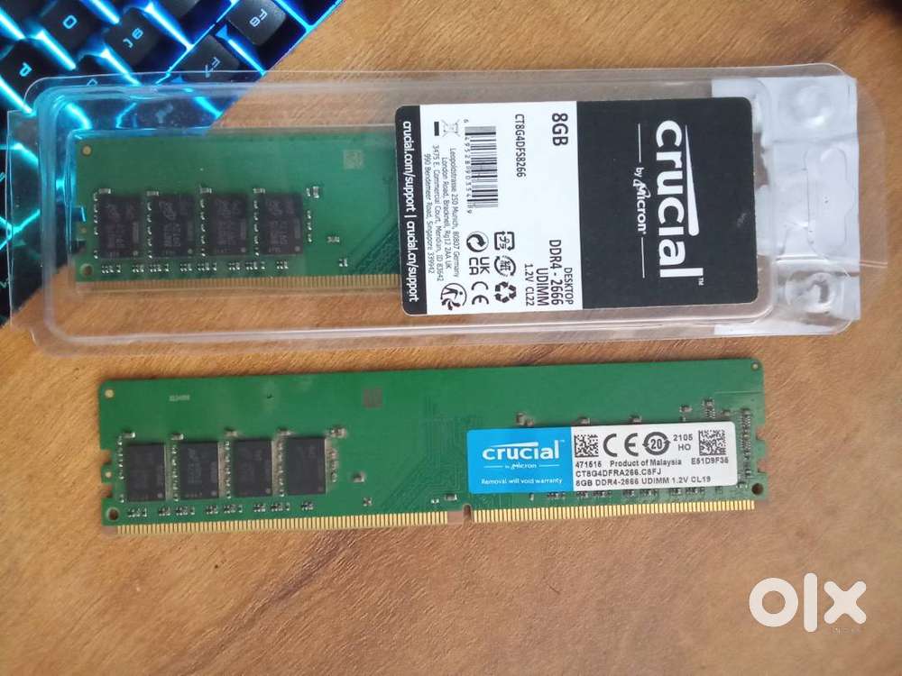8 GB DDR4 RAM (2) TOTAL 16 GB