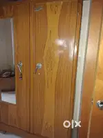 Iron two door cupboard
