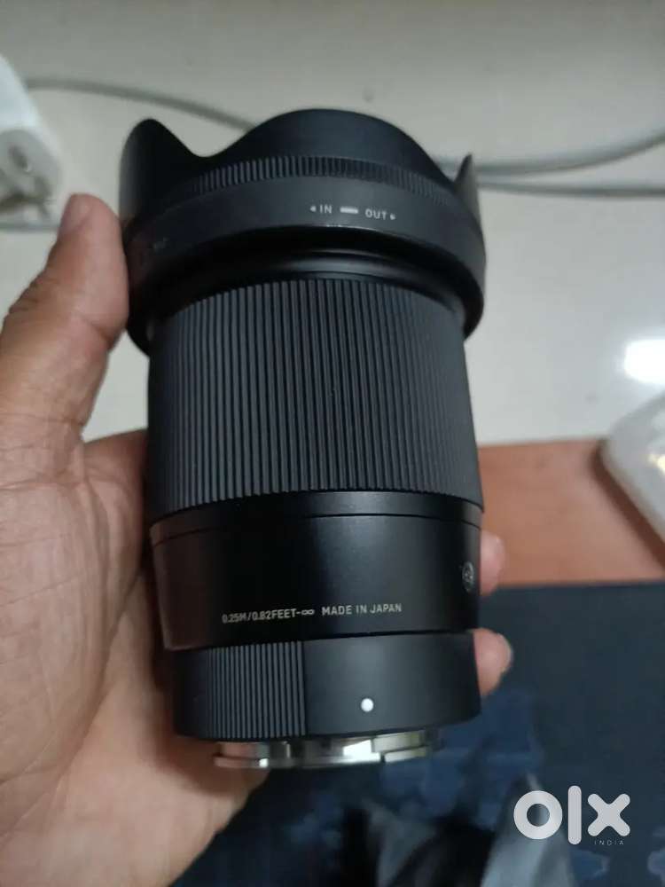 Sigma 16mm f1.4 and sony 55 210mm E mount lens