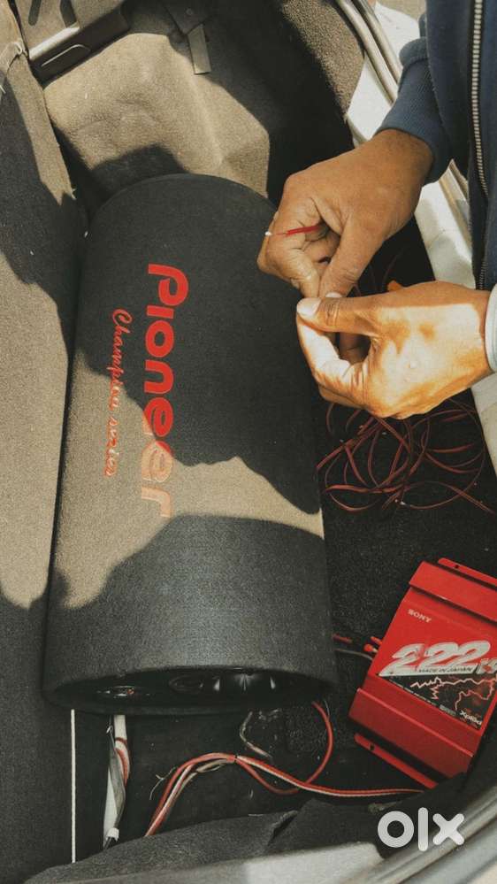 Brand new pioneer 12inch bass tube with Sony Japan imported amplifier