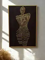 Statue of Beautiful Girl Wall Art