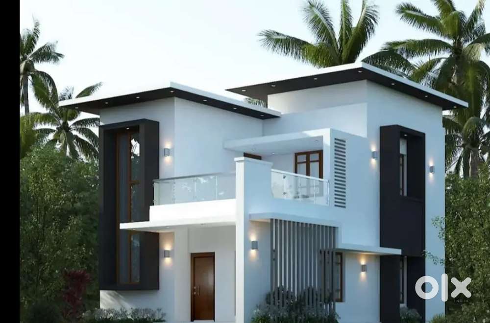 3.1 cent  land  & house near Karyavattom stadium