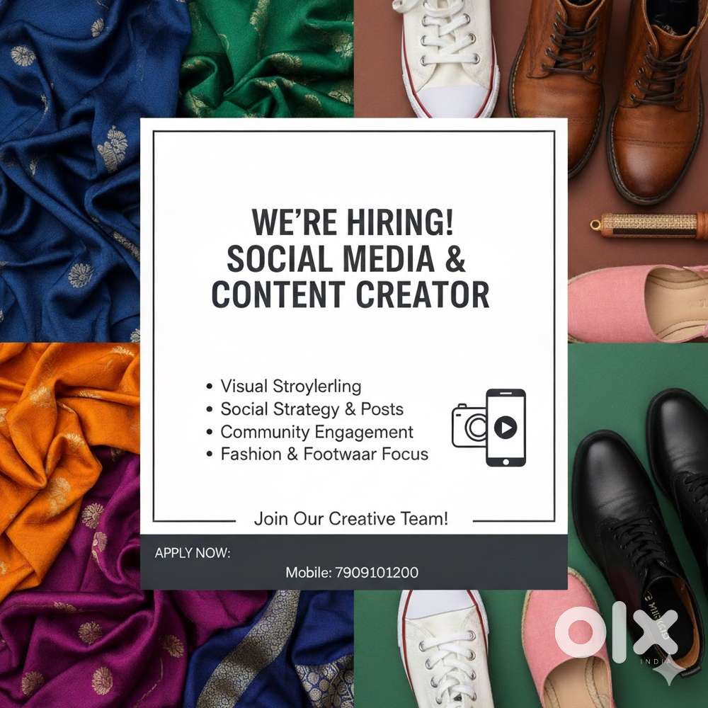 Need a social media content creator